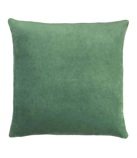 Solo velvet square cushion cover one size eucalyptus Furn