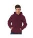 B&C Adults Unisex ID. 203 50/50 Hooded Sweatshirt (Burgundy)