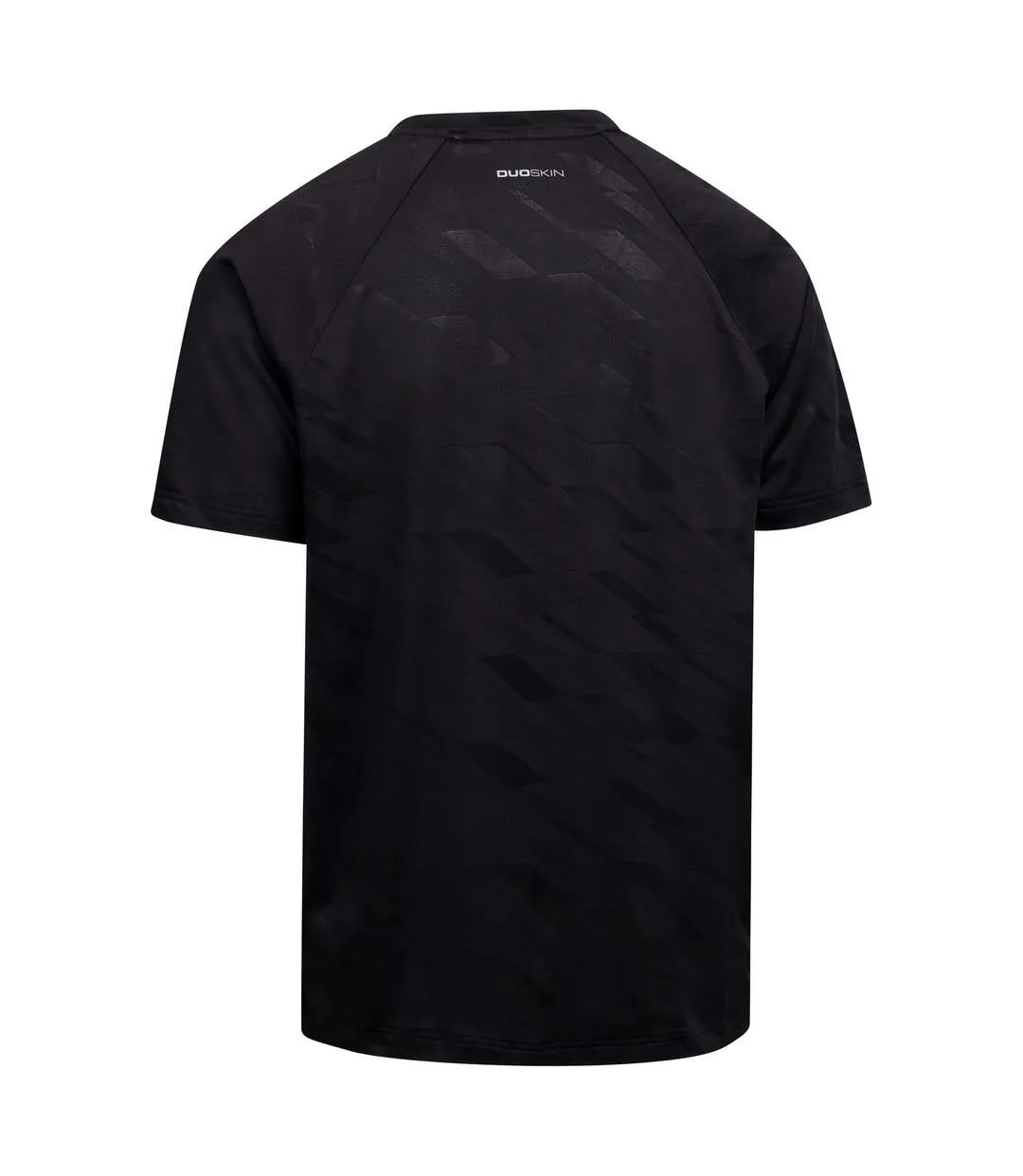 T-shirt De Sport Uni Manches Courtes Trillon Homme Noir Trespass-2
