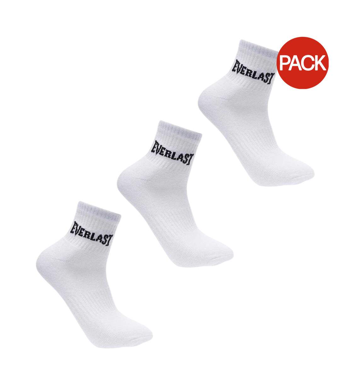 Lot De 3  Chaussettes Femme Blanc Everlast-1