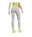 Womens/ladies Slim Leggings Medium Grey White Reebok-3