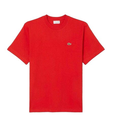 T-shirt Motif/style Logo Brodé Homme Rouge Lacoste