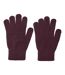 Gants prune femme vero moda vilde-1