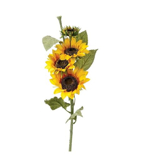 Fleur Artificielle Tournesol 80cm Jaune