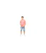 Mens Morville Cotton T-shirt Pink Crosshatch-1