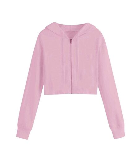Veste À Capuche Femme Rose Miso