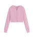 Veste À Capuche Femme Rose Miso-1