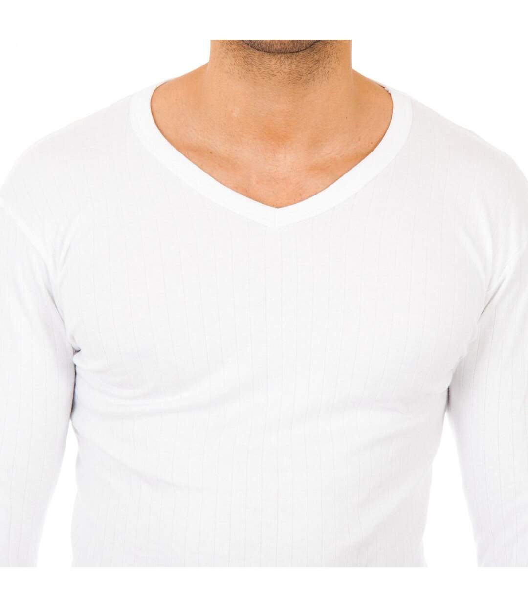 Thermal long sleeve V-neck t-shirt for men 0209