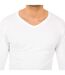 Thermal long-sleeved V-neck t-shirt for men, model 0209. Warmth and style in cold climates.