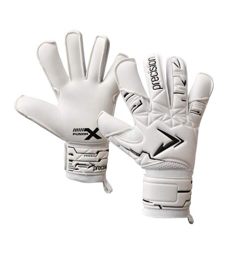 Gants De Gardien De But Fusion Pro Classic Hybrid Giga Adulte Blanc Noir Precision