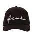 Casquette de baseball fcuk noir French Connection