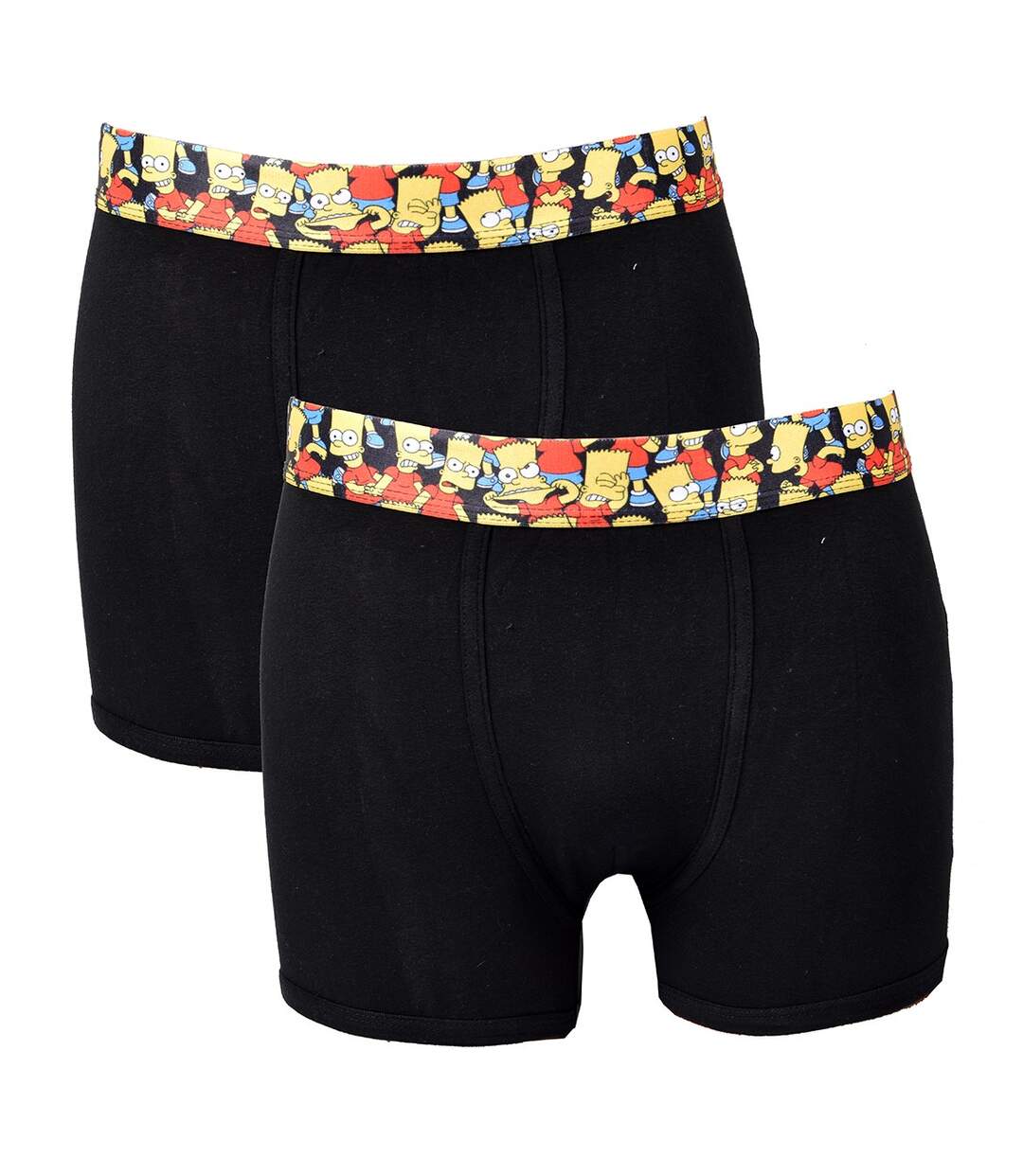 Boxer No Publik Featuring Simpsons Homme Confort et Fantaisie en Coton -Assortiment modèles photos selon arrivages- Pack de 2 15315 en Coton-1