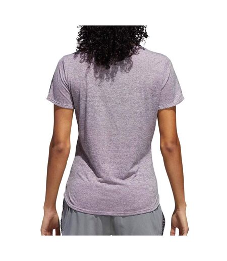 T-shirt Violet Femme Adidas Response - S