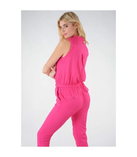 Combinaison pantalon couleur unie SAVINA