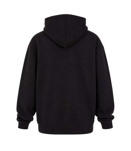 Mens Embroidered Hoodie Black Mercier