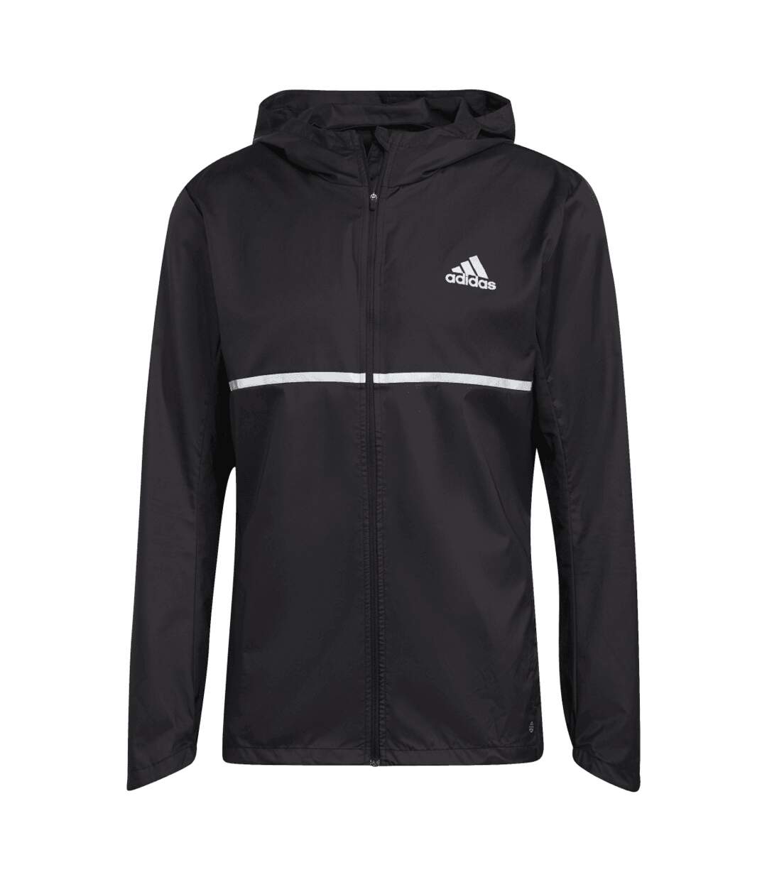 Mens Own The Run Track Jacket Black Adidas-1