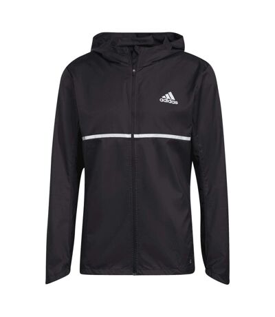Mens Own The Run Track Jacket Black Adidas