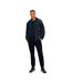 Mens Skovered Full Zip Sweatshirt Dark Blue Boss-1