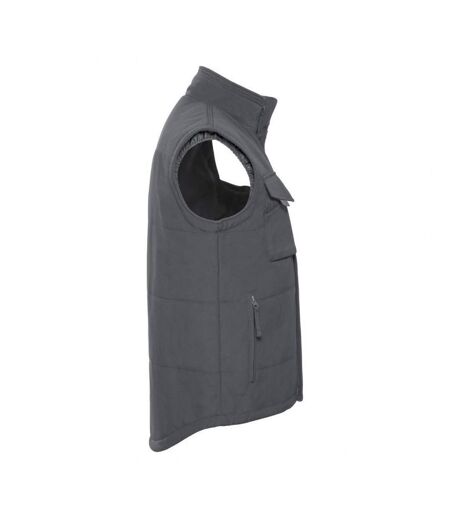 Mens Workwear Gilet Jacket Convoy Grey Russell