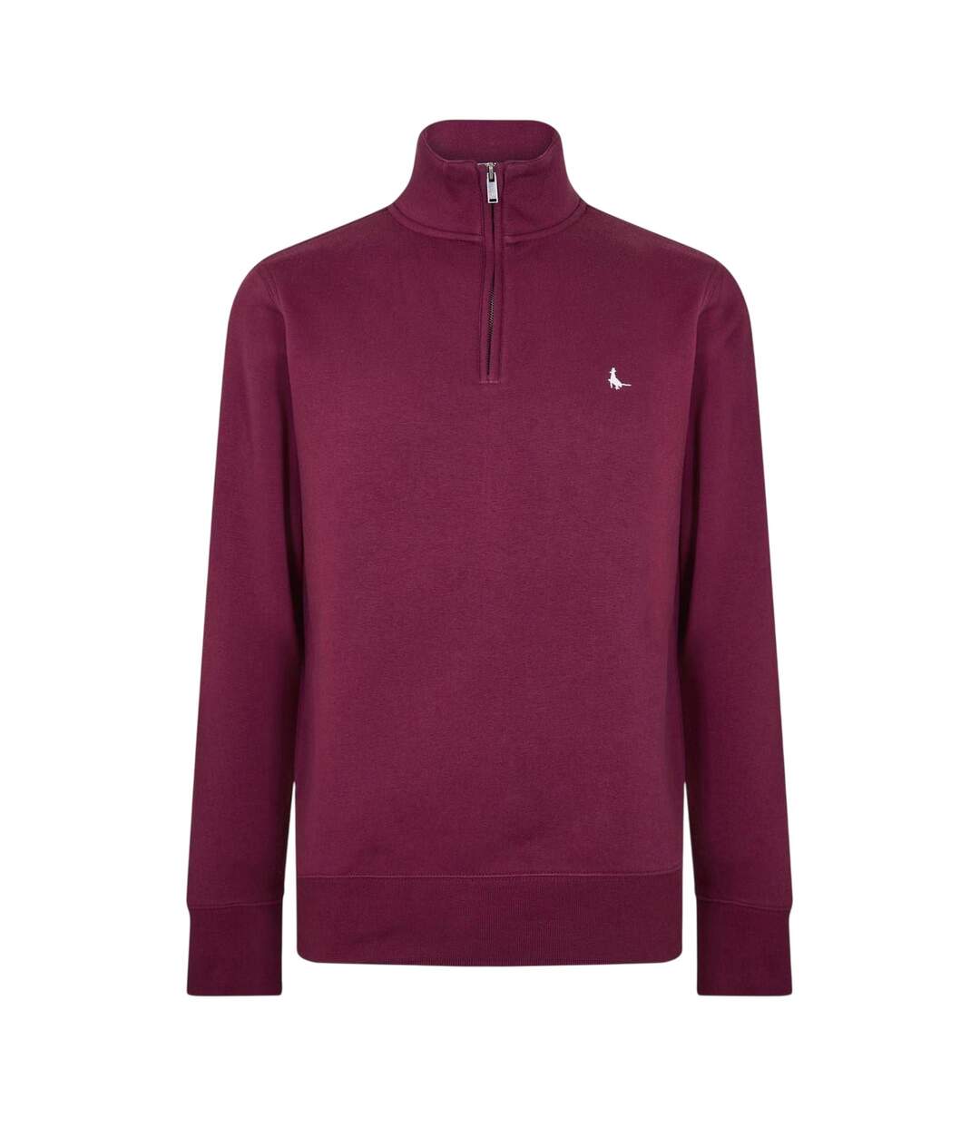 Mens Barchester Quarter Zip Sweatshirt Fig Jack Wills-1