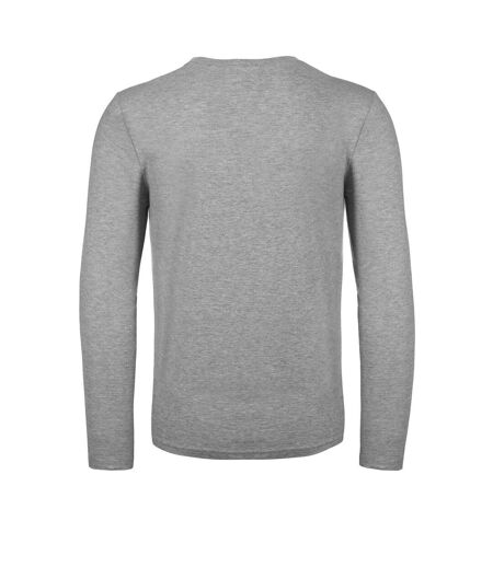 B&C Mens #E150 Long-Sleeved T-Shirt (Sports Gray)