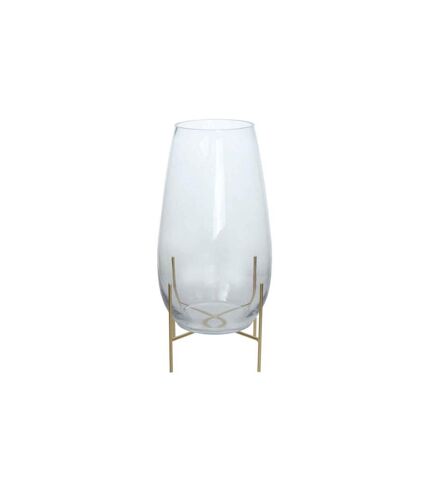 Paris Prix - Vase Soufflé à La Bouche crea 47cm Transparent