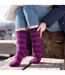 Ladies Twist Patterned Thick Winter Warm Thermal Socks-4