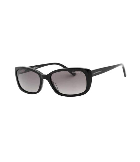 Womens/ladies Polarised Sunglasses One Size Grey Black Generic