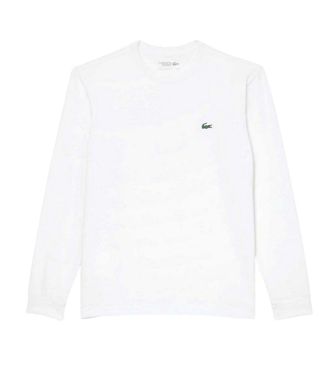 T-shirt Manches Longues Homme Blanc Lacoste-2