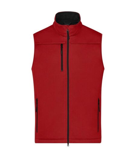 Veste Sans Manches Homme Rouge James And Nicholson