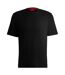 Mens Austin Crew Neck Regular T-shirt Black Hugo-1