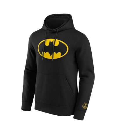 Batman Sweat à capuche avec logo pour hommes (BLACK/YELLOW) - UTTV182