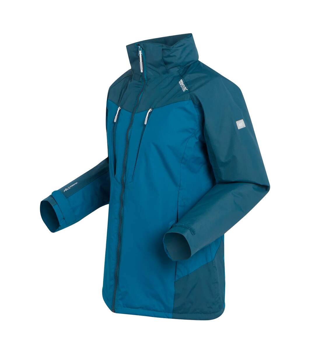 Veste imperméable calderdale femme bleu sarcelle foncé / bleu sarcelle sombre Regatta-3