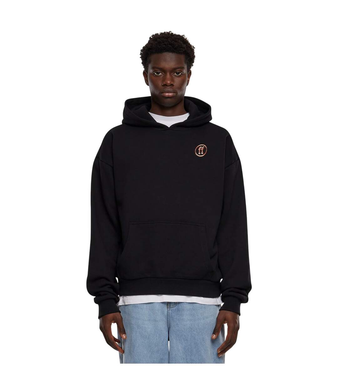 Sweat À Capuche Homme Noir Forgotten Faces-1