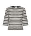 T-shirt en maille noir/blanc femme jdy elly-1