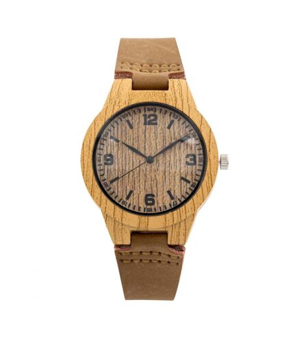 Montre Femme Couleur Marron Bois CHTIME