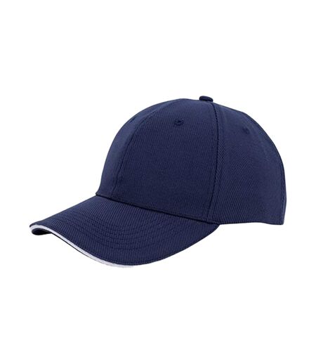 Casquette De Baseball Bleu Marine Blanc L-Merch