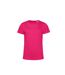 B&C T-shirt à manches courtes biologique E150 pour femmes/femmes (Magenta) - UTBC4774