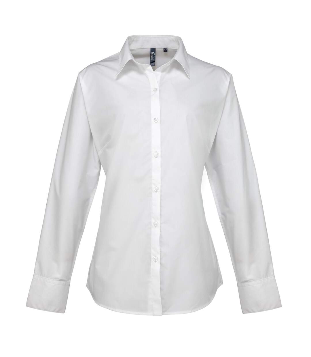 Premier Womens/Ladies Supreme Heavy Poplin Long Sleeve Work Shirt (White) - UTRW2818-2