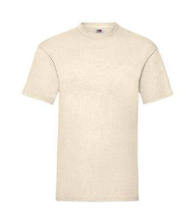Fruit Of The Loom Mens Valueweight Short Sleeve T-Shirt (Natural)