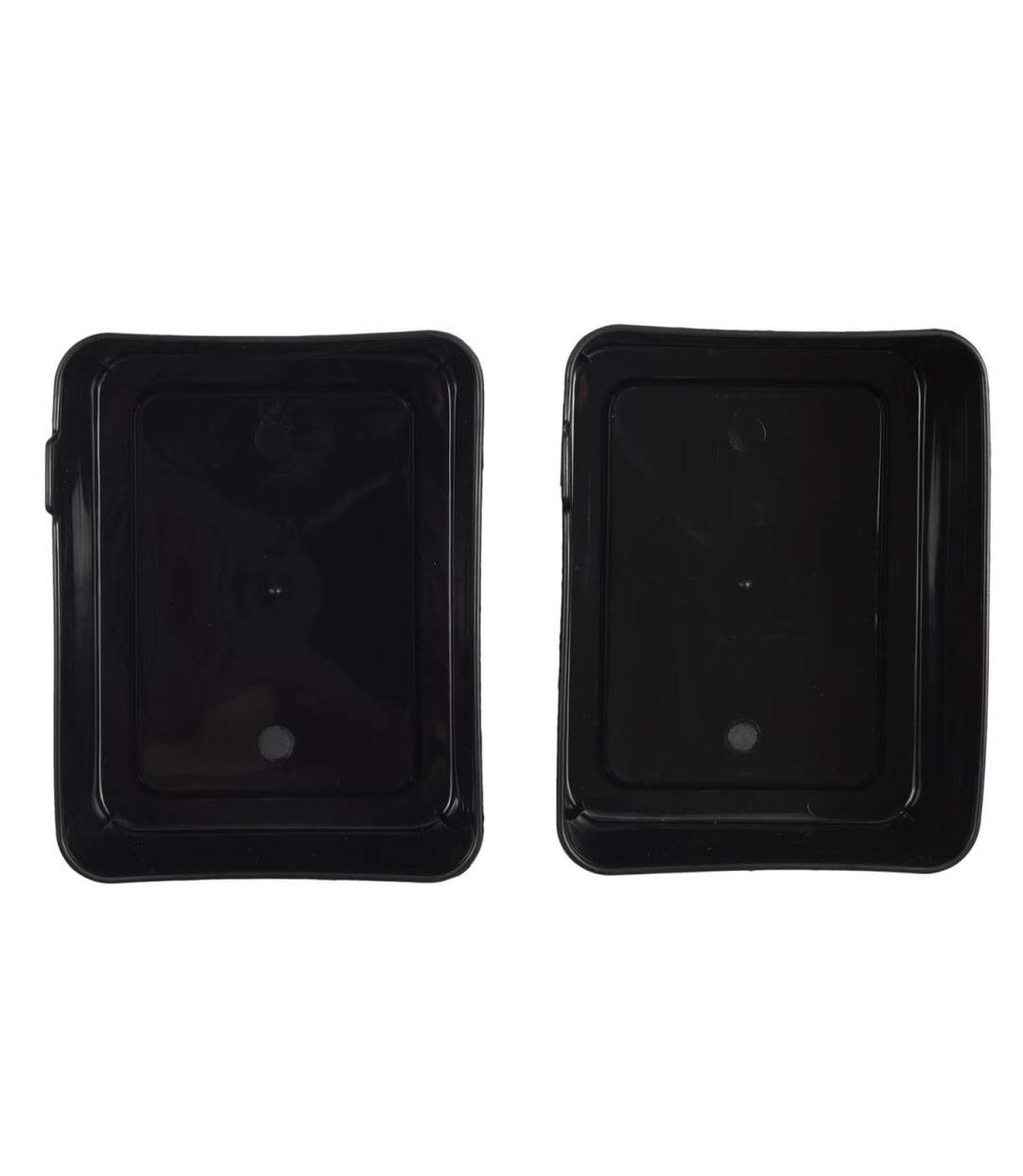 Lot de 7 Boîtes de Rangement Souple 26cm Noir-3