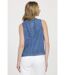 Blouse sans manches tencel cropped AJUN-2