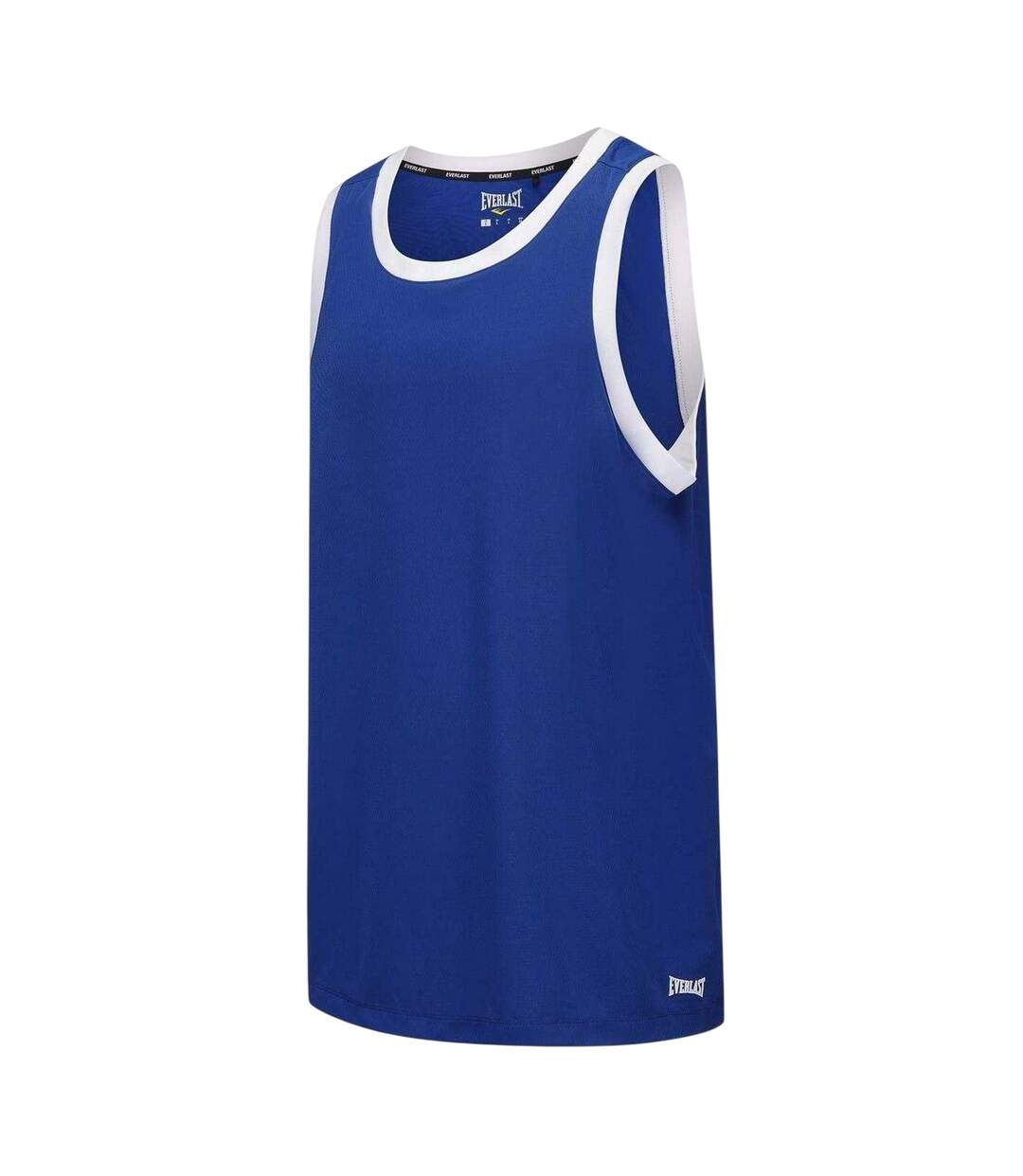 Unisex Adult Crew Neck Regular Sleeveless Tank Top Blue White Everlast-3