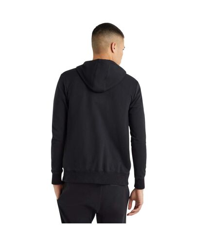 Mens terrace full zip hoodie black Umbro