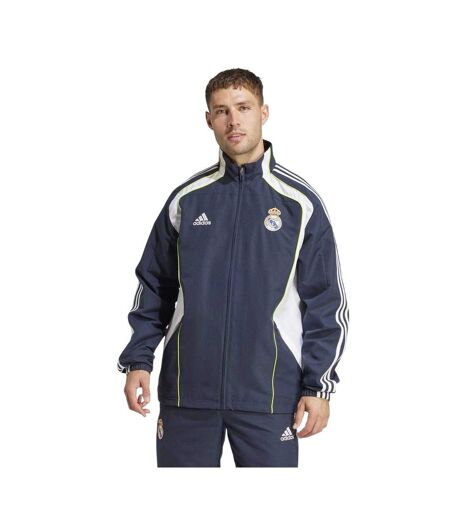 Mens Ubp Real Madrid Cf Tracksuit Top Night Navy Adidas