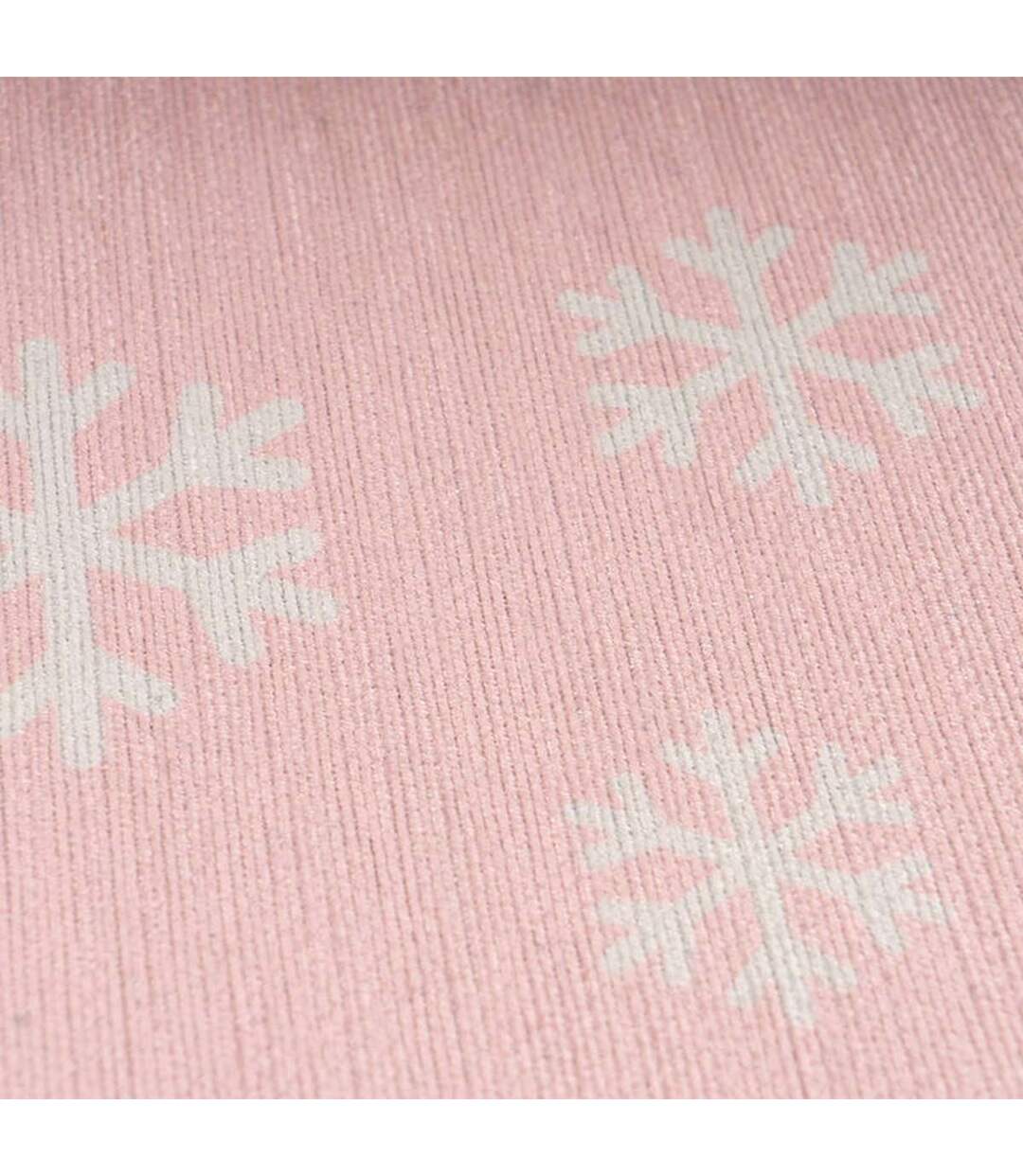 Tapis Rond Enfant Imprimé Bambini VIII 160cm Rose-5