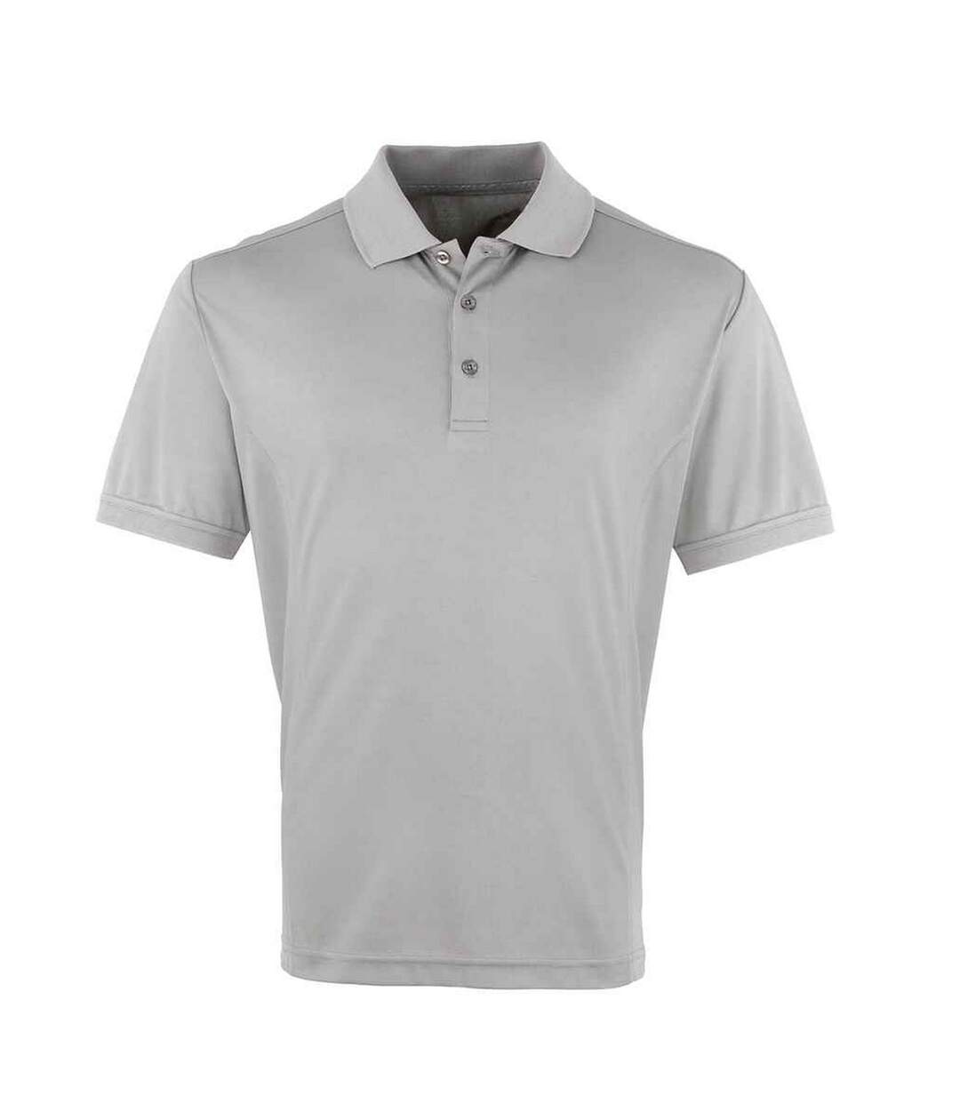 Polo coolchecker homme argenté Premier Premier