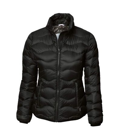 Womens/ladies sierra padded water resistant down jacket black Nimbus