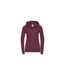 Russell Ladies Premium Authentic Zipped Hoodie (3-Layer Fabric) (Burgundy) - UTBC2731-1