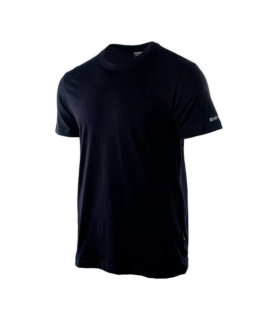 T-shirt Motif/style Uni Homme Noir Hi-Tec-3